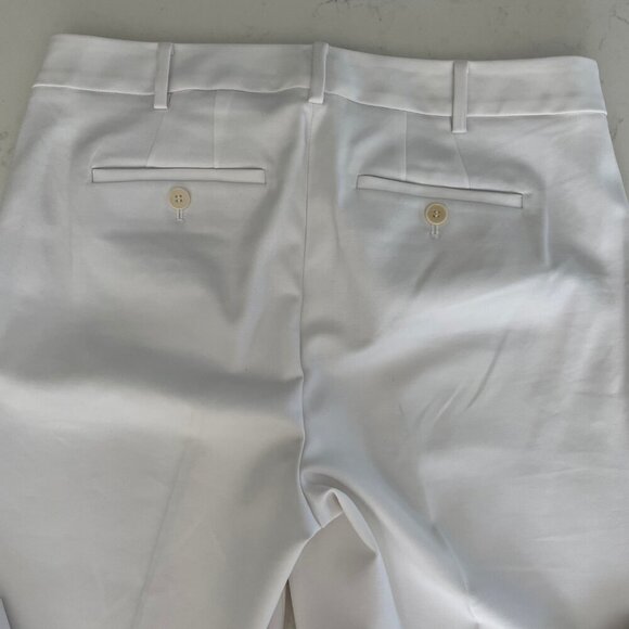 Talbots Hampshire Curvy Neutral 4 Pocket Cotton Rayon Pants White Sz 6 NWOT - Picture 7 of 12